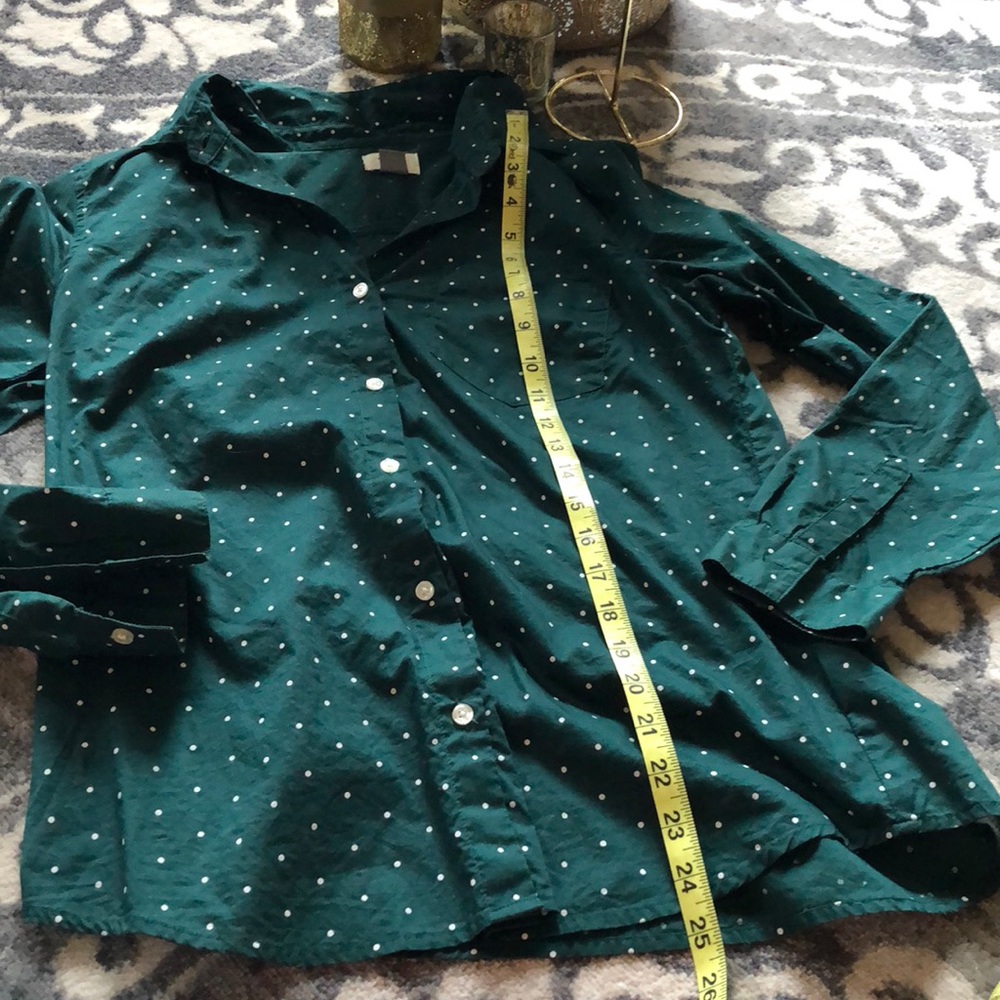Deep Green Layering Button Down - image 4